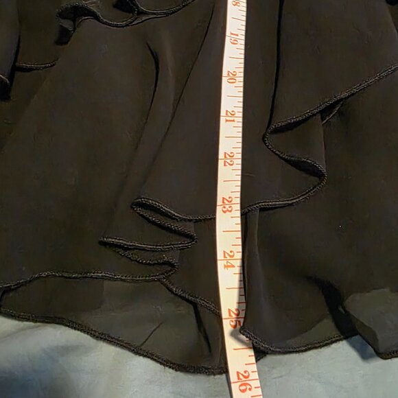 Black Chiffon Layered Skirt, size 18 - Picture 5 of 5